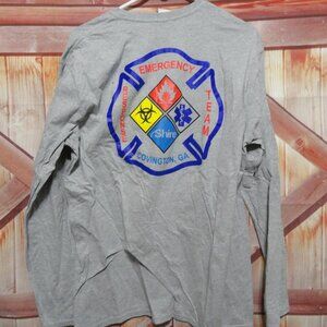 Covington Ga, HAZMAT Emergency Responce Team Long sleeve EUC~ Rare